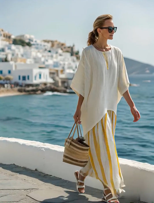 Coordinato Tiffanys Lino e Cotone ✨