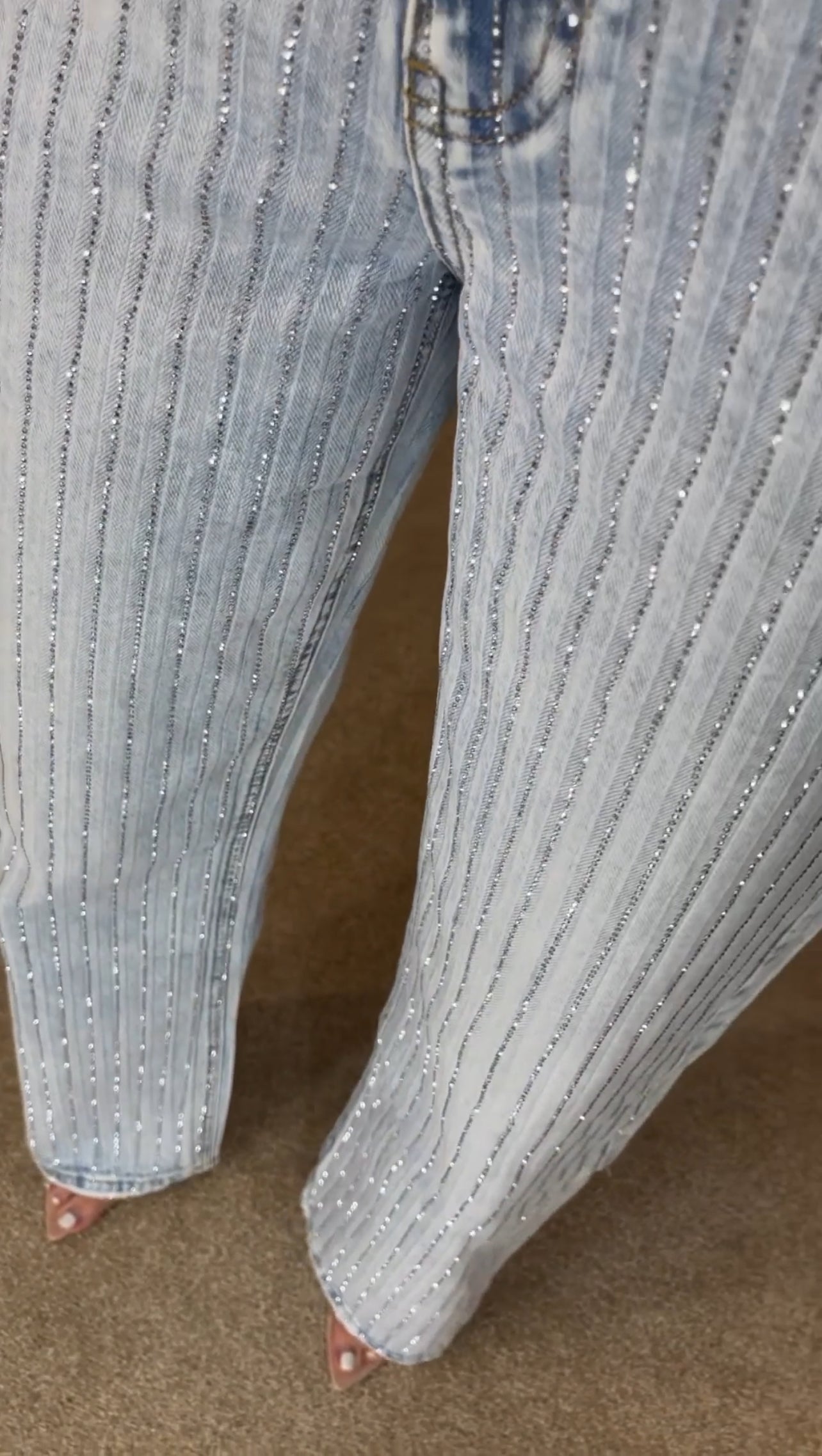 Jeans Glitter Mavy ✨