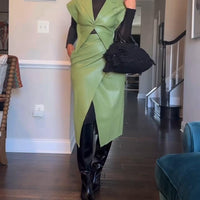 Completo in pelle 2 pz✨