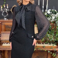 Abito Elegante con Fiocco