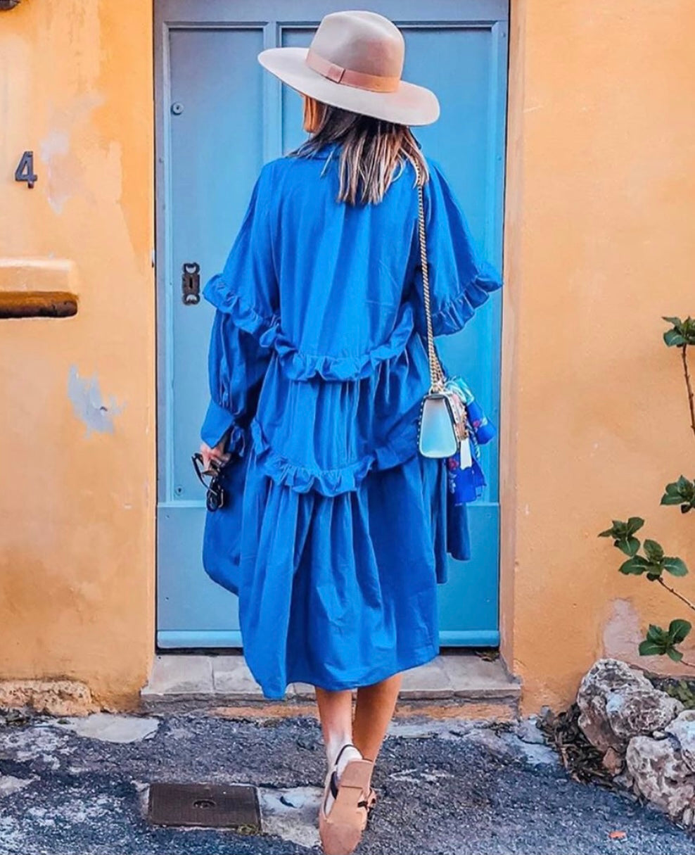 Vestito Blu Cobalto💙