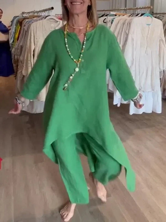 Completo 2 pezzi in Lino ✨