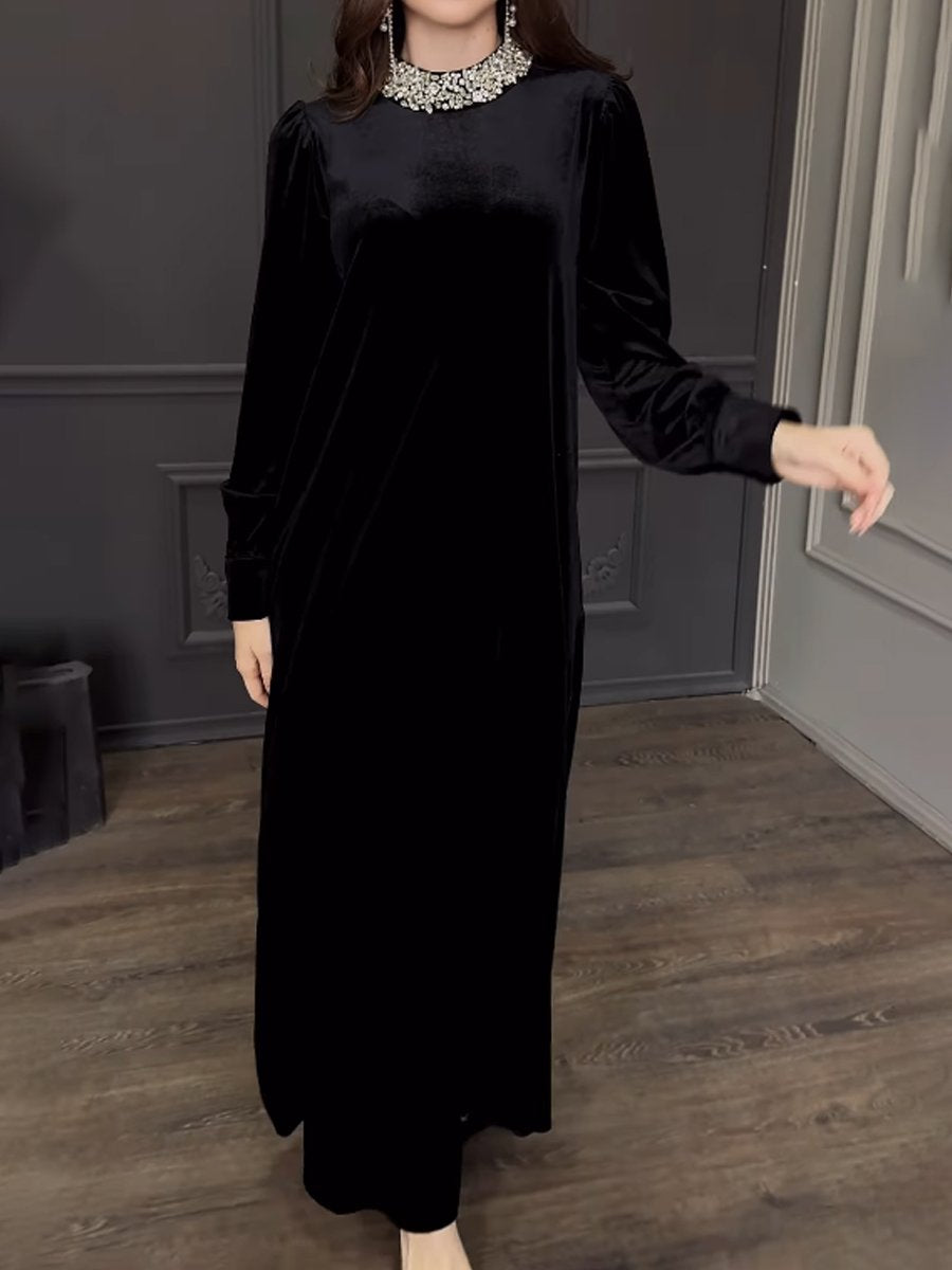 Abito Vellutato Brillante ✨