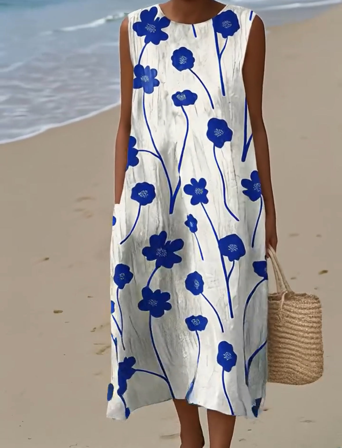 Vestito Laura Fiori Blu 💙