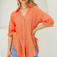 Camicia lunga in cotone✨