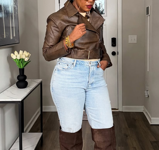 Giacca in pelle Vegana ✨