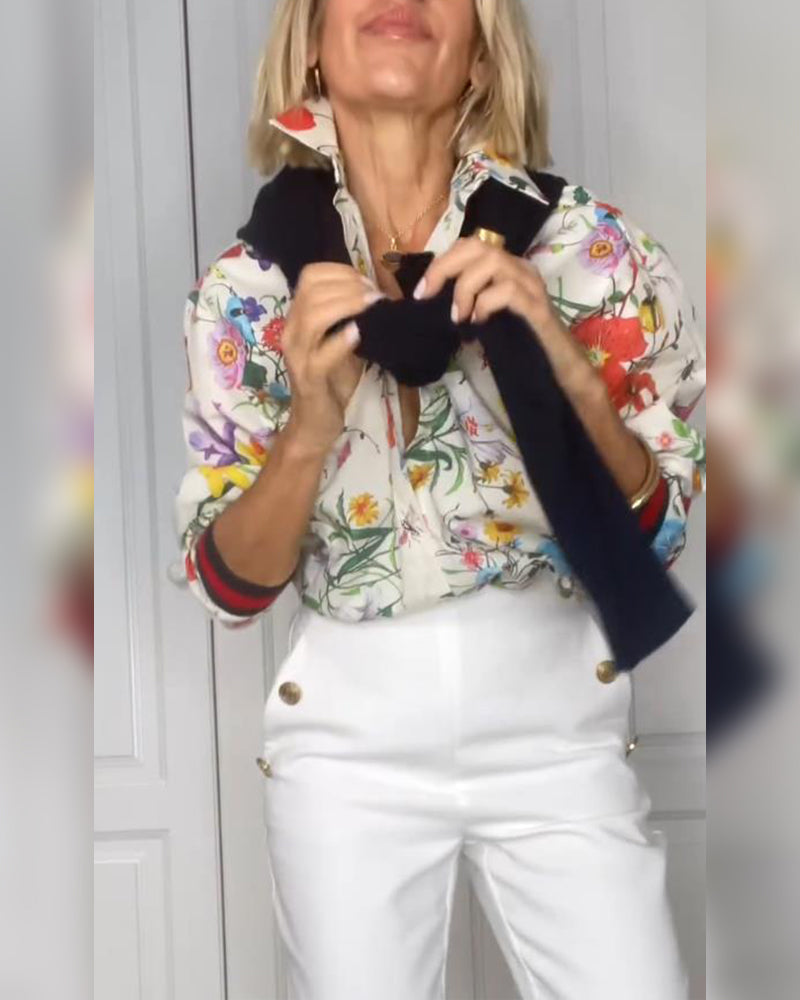 Camicia Flowers  🌸