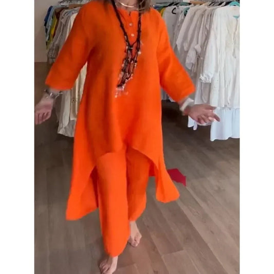 Completo 2 pezzi in Lino ✨