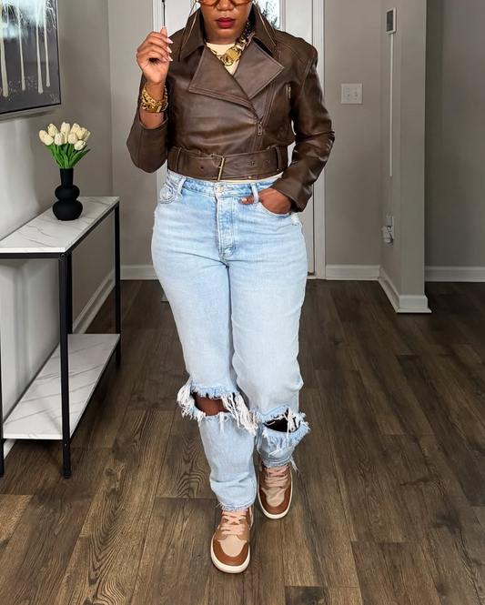 Giacca in pelle Vegana ✨