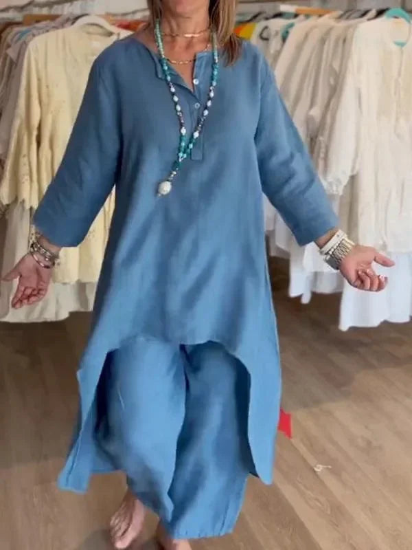 Completo 2 pezzi in Lino ✨