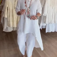 Completo 2 pezzi in Lino ✨