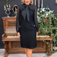 Abito Elegante con Fiocco