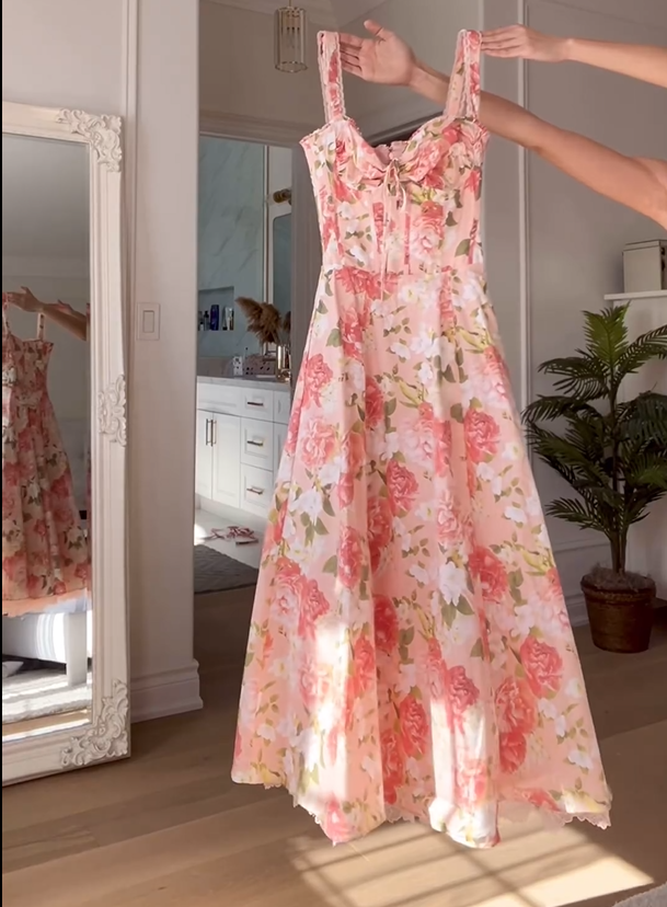 Vestito Fiori Rosa🌸