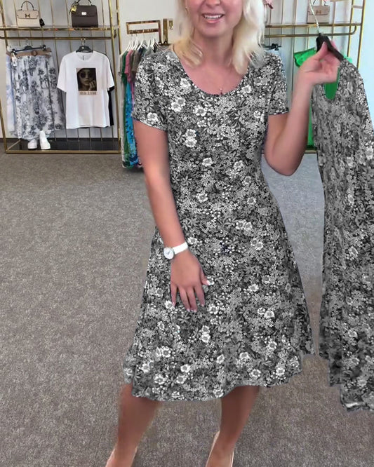 Vestito Black Flowers 🖤