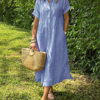 Vestito a Camicia Gessato ✨