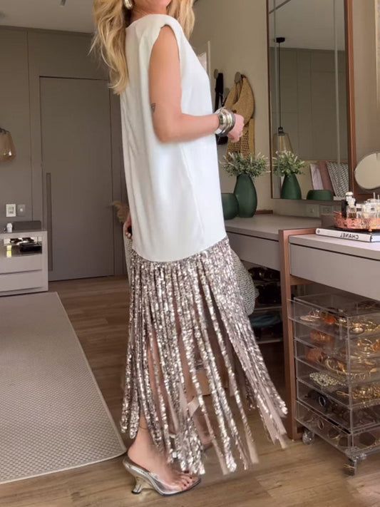 Vestito con Frange Scintillanti✨