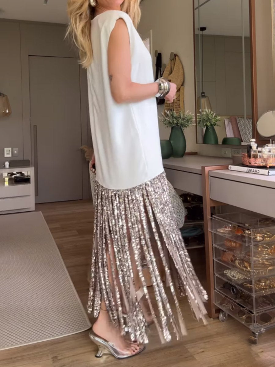 Vestito con Frange Scintillanti✨