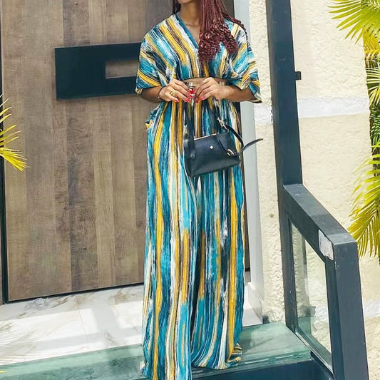 Abito a Righe chic✨
