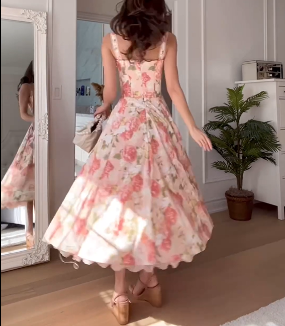 Vestito Fiori Rosa🌸