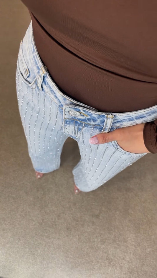 Jeans Glitter Mavy ✨