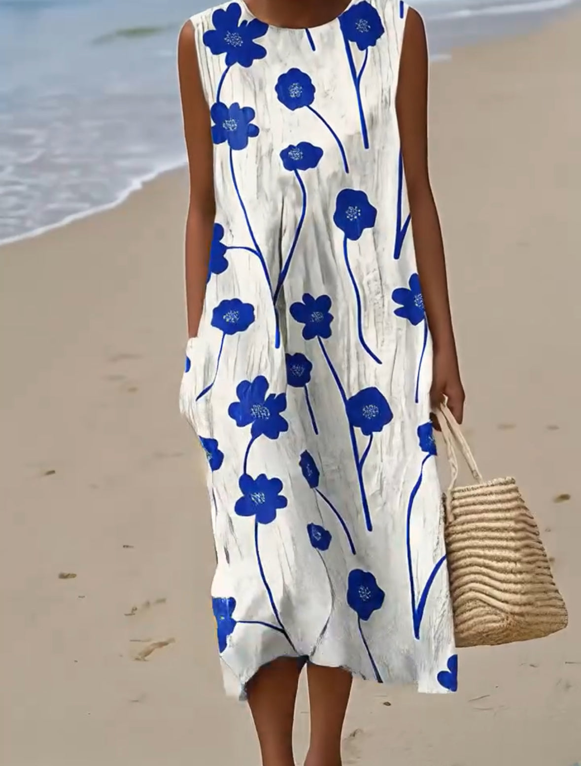 Vestito Laura Fiori Blu 💙