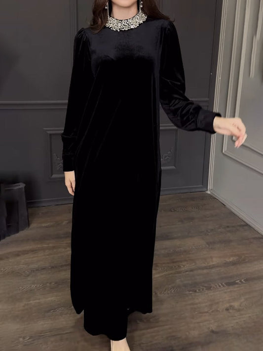 Abito Vellutato Brillante ✨