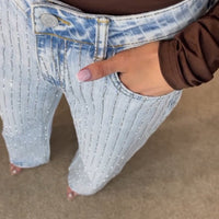 Jeans Glitter Mavy ✨