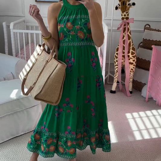 Vestito Verde Fiorato ✨