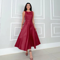 Vestito in ecopelle 🎁 con cintura inclusa