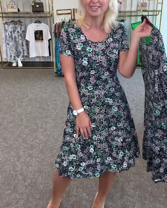 Vestito Black Flowers 🖤