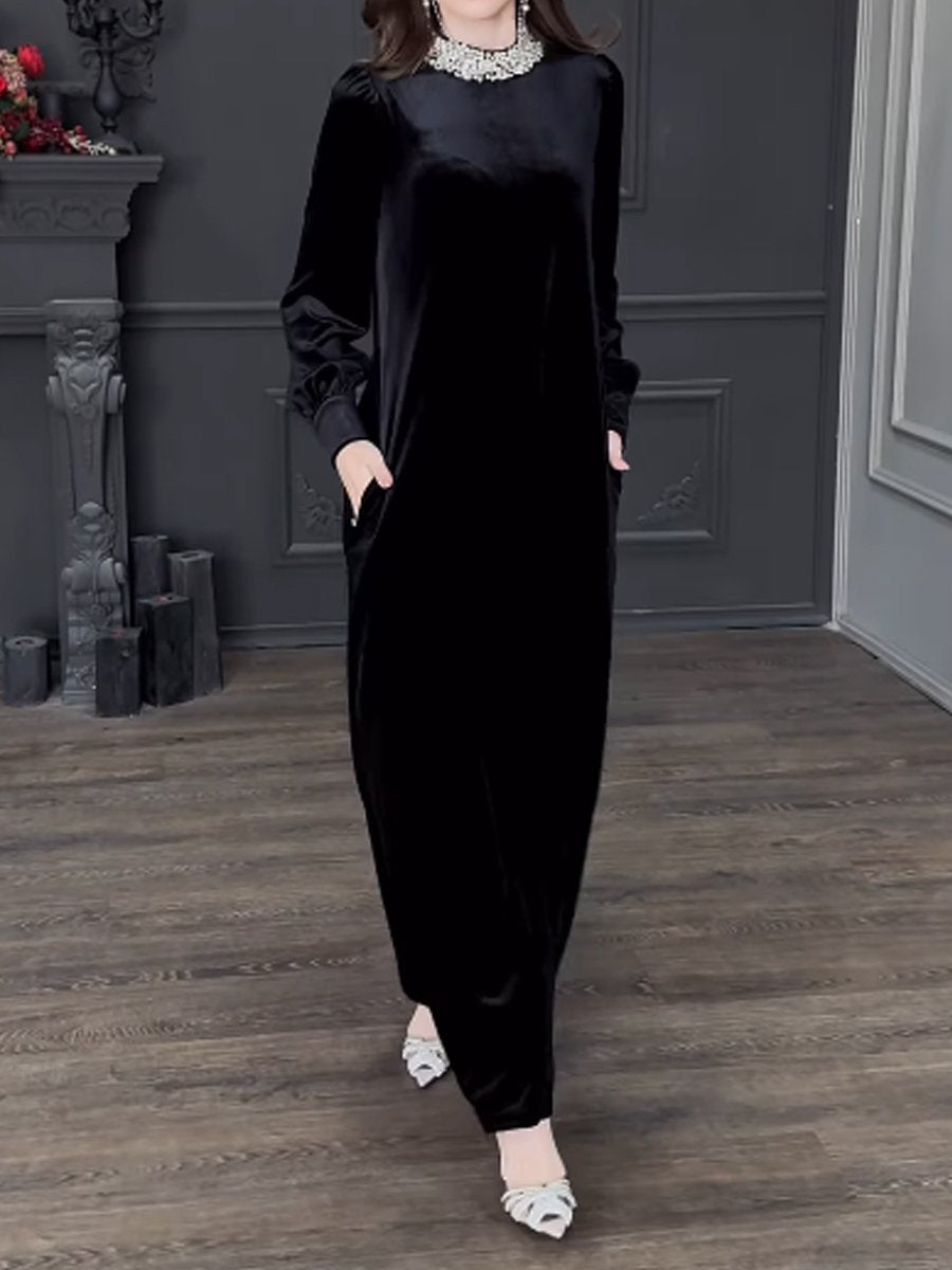 Abito Vellutato Brillante ✨