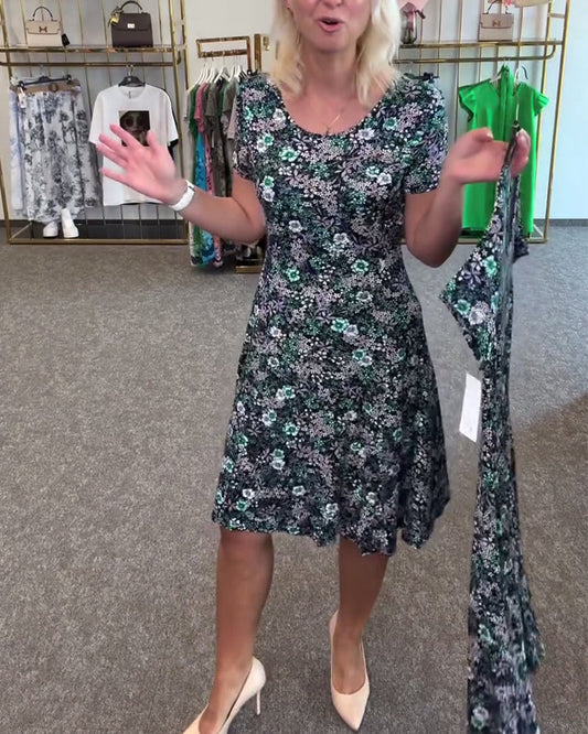 Vestito Black Flowers 🖤