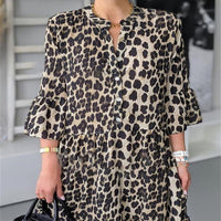 Vestito Leopardo Elegante✨